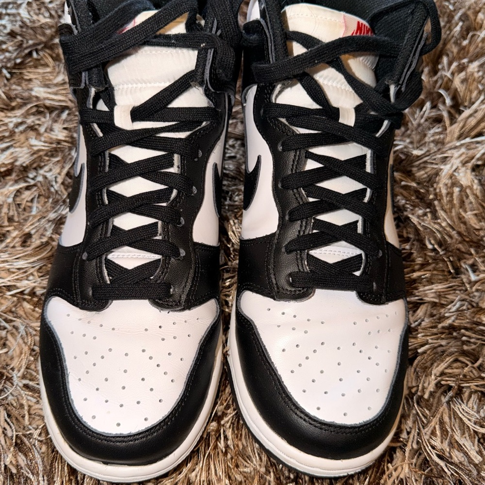 Nike Dunk High White and Black